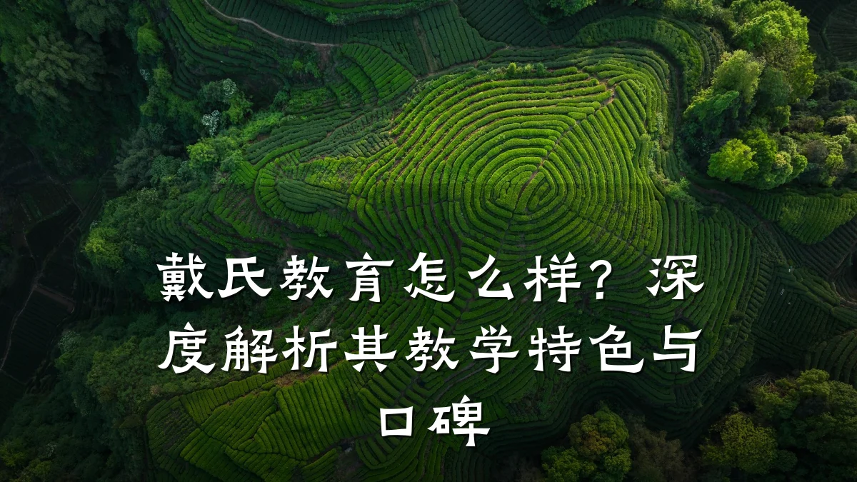戴氏教育怎么样？深度解析其教学特色与口碑