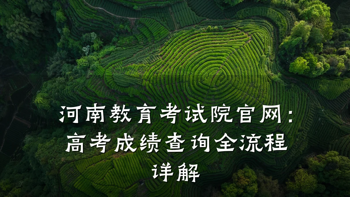 河南教育考试院官网：高考成绩查询全流程详解