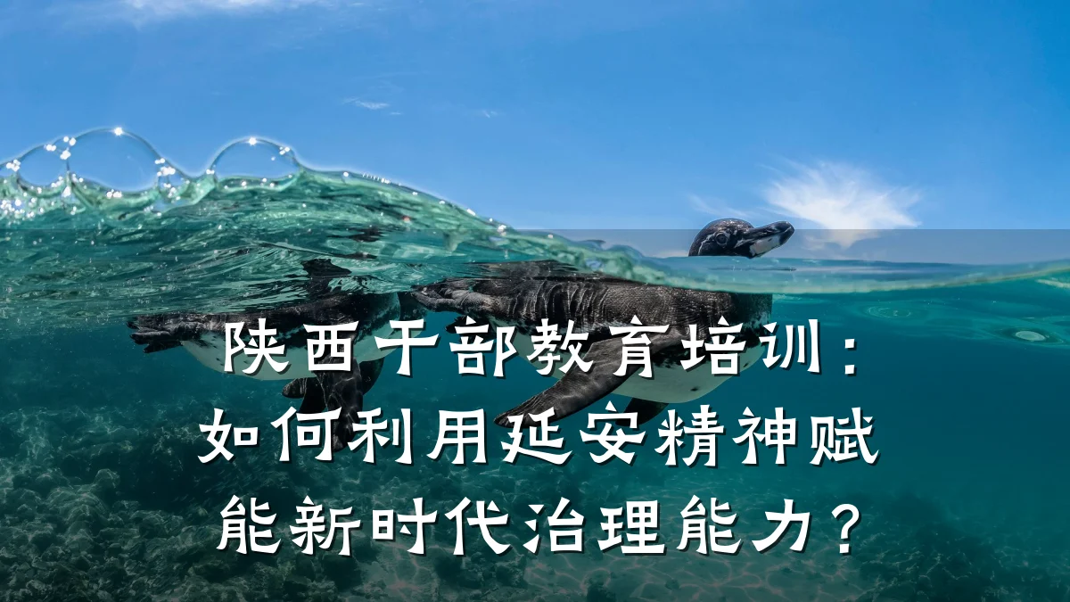陕西干部教育培训：如何利用延安精神赋能新时代治理能力？