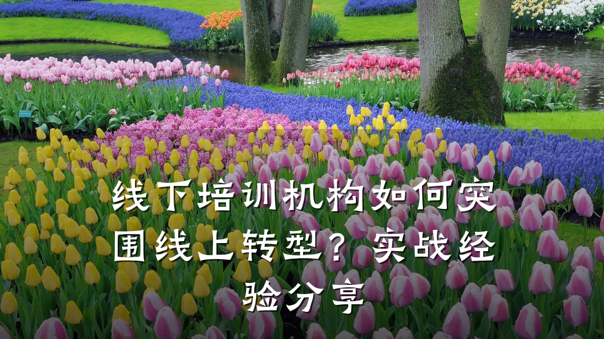 线下培训机构如何突围线上转型？实战经验分享