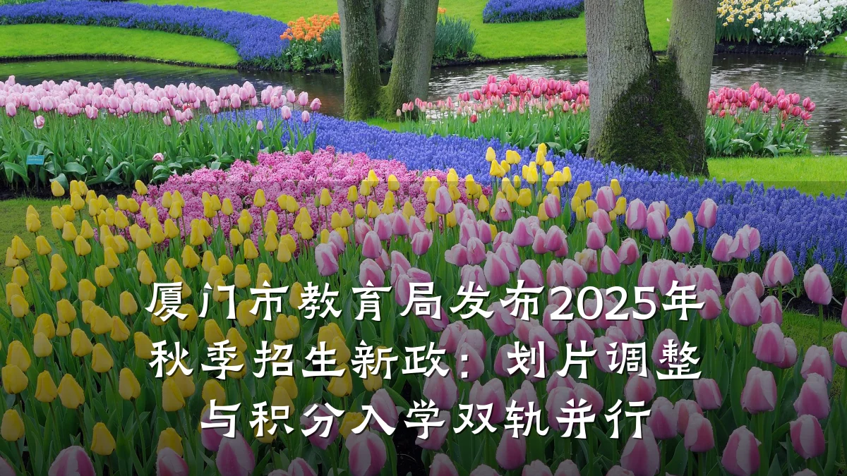 厦门市教育局发布2025年秋季招生新政：划片调整与积分入学双轨并行