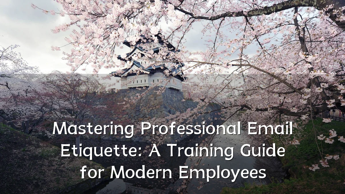 Mastering Professional Email Etiquette: A Training Guide for Modern Employees