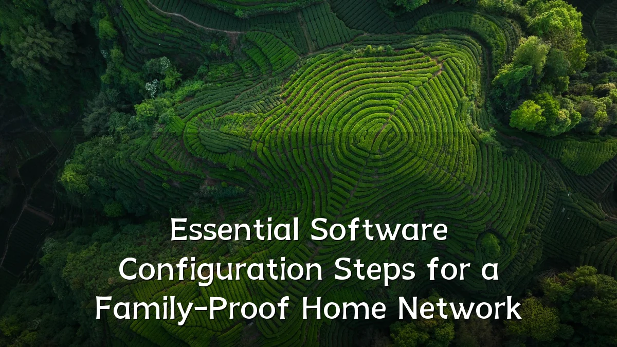 Essential Software Configuration Steps for a Family-Proof Home Network