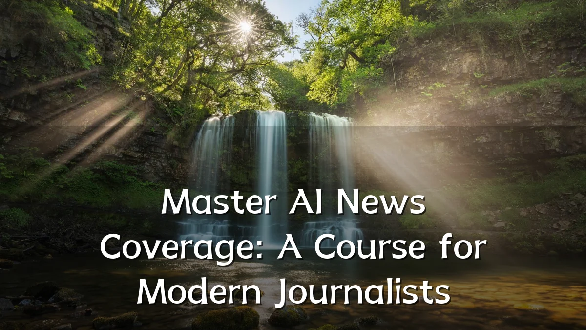 Master AI News Coverage: A Course for Modern Journalists