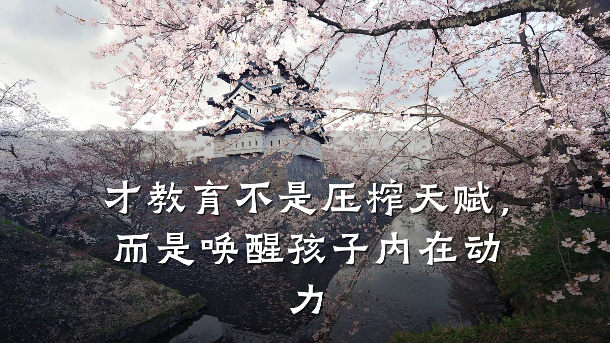 才教育不是压榨天赋，而是唤醒孩子内在动力