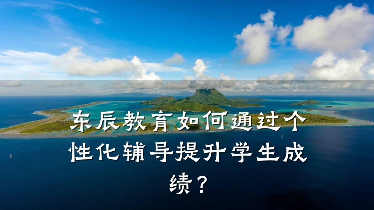 东辰教育如何通过个性化辅导提升学生成绩？