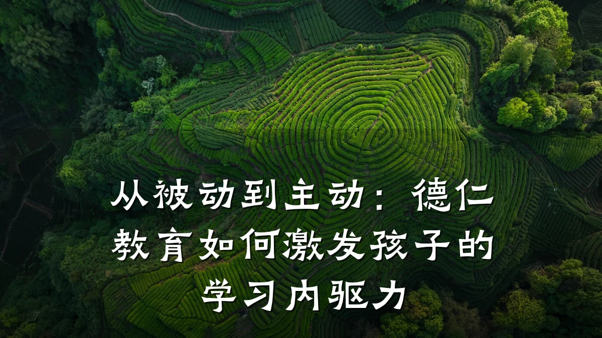 从被动到主动：德仁教育如何激发孩子的学习内驱力