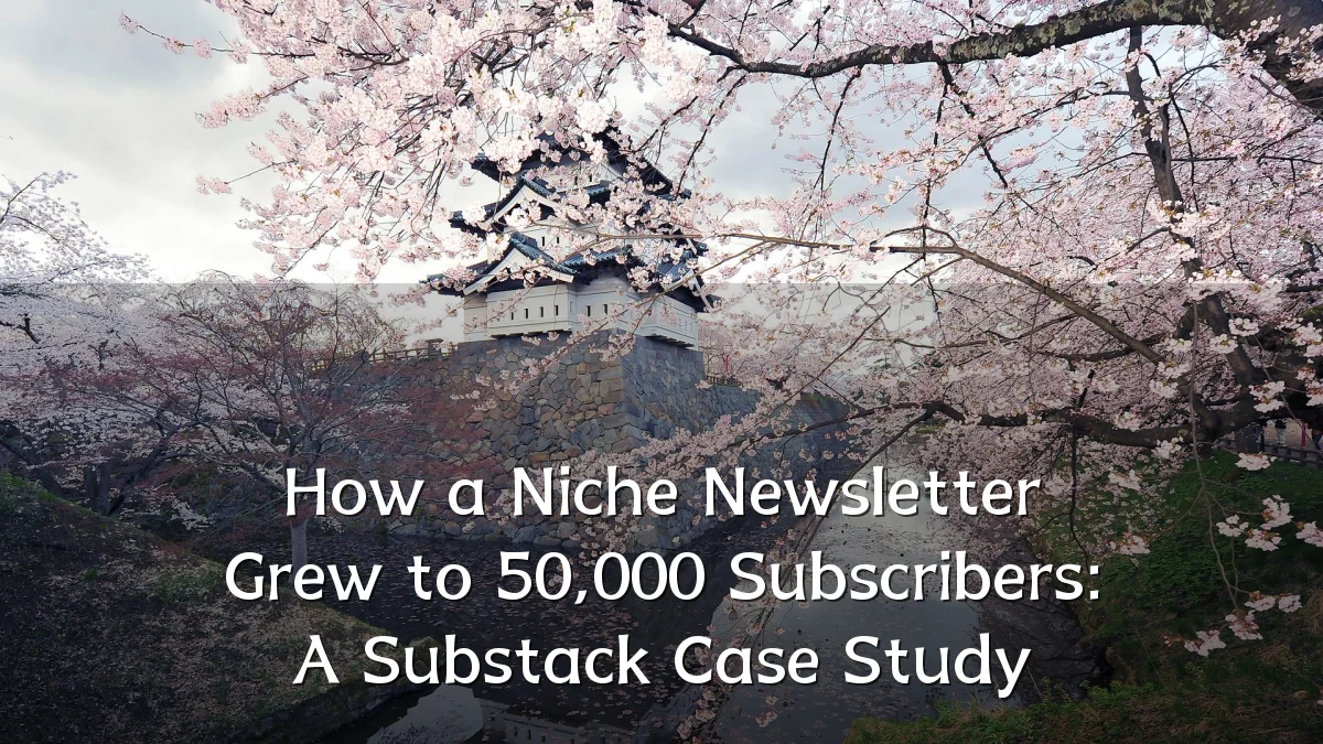 How a Niche Newsletter Grew to 50,000 Subscribers: A Substack Case Study